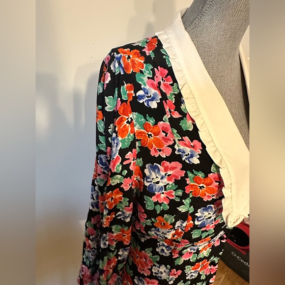 Floral Collared Mini Tea Dress | Nobody's Child | size 12 - Picture 7 of 11